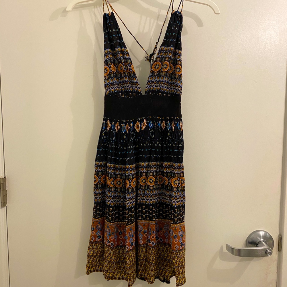 Short halter neck dress